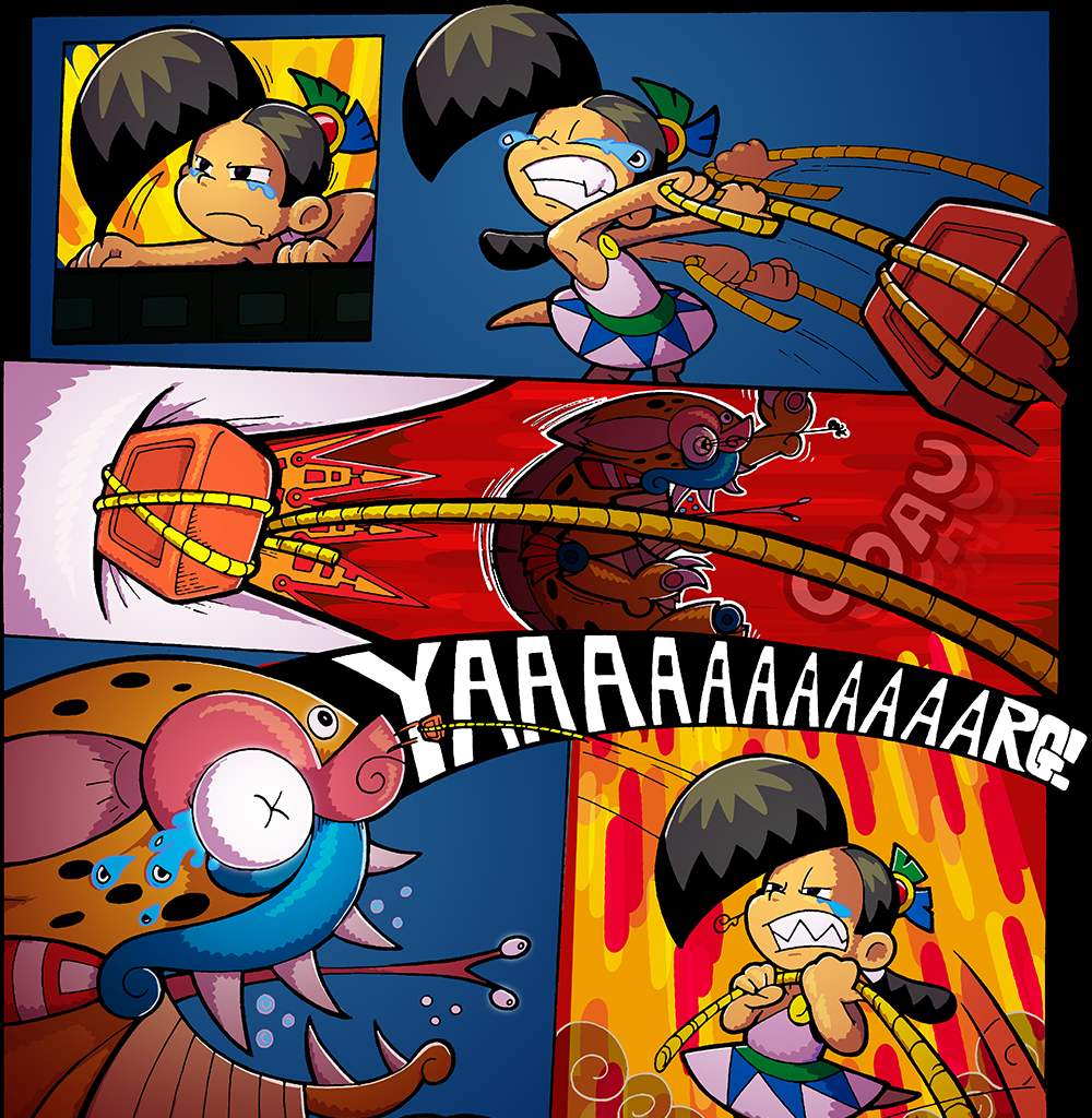 Macoatl - Episode 75, Page 1: The sun and the jaguars 55